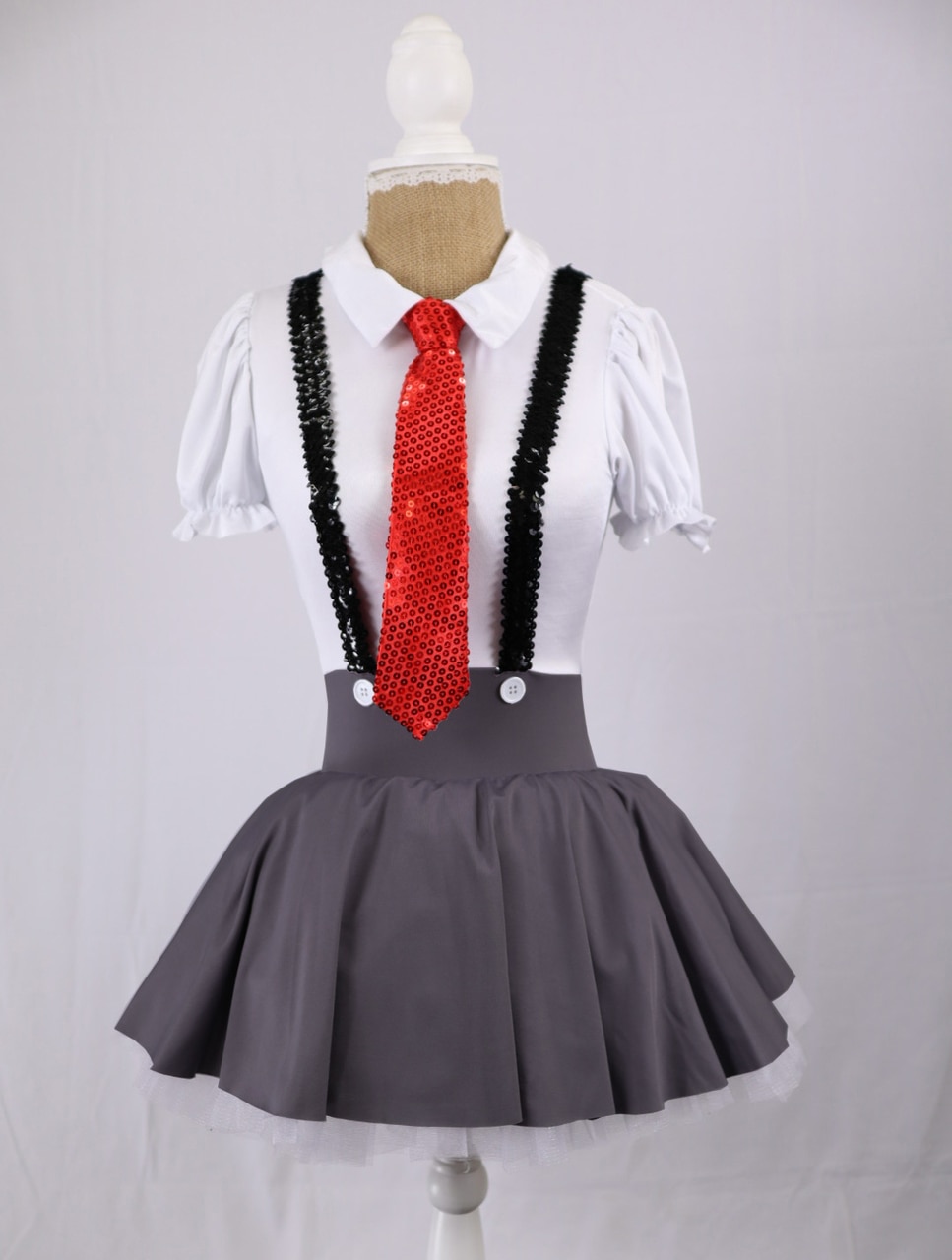 Schoolgirl Costume (Dark Grey)